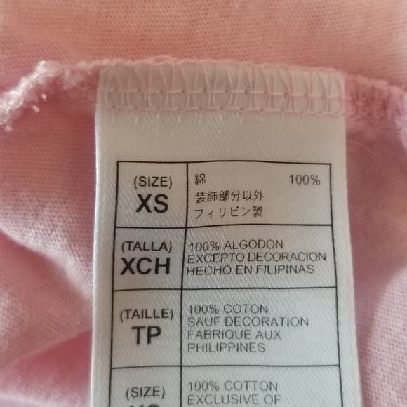 Disney Minnie Mouse Girls Graphic Tee.  Sparkly, Glam, Diva, Bow. Size XS. - Picture 7 of 7